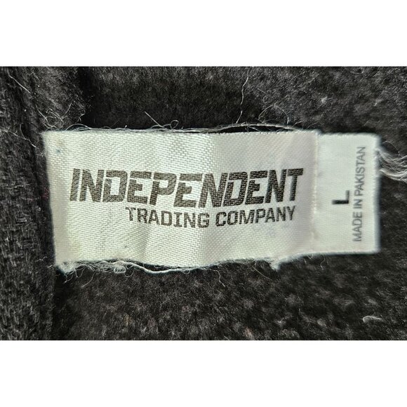 Independent Trading Company Woman Size L Hoodie Black with Front & back Art - Picture 5 of 6